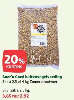 Maxi Zoo Boer'n Goed buitenvogelvoeding aanbieding