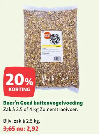 Maxi Zoo Boer'n Goed buitenvogelvoeding aanbieding