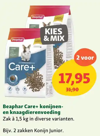 Maxi Zoo Beaphar Care+ konijnen en knaagdierenvoeding aanbieding
