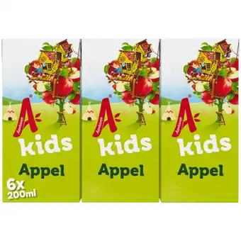Albert Heijn Appelsientje Kids fruitdrink appel 6-pack aanbieding