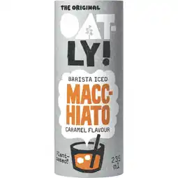 Albert Heijn Oatly! Barista iced macchiato caramel flavour aanbieding
