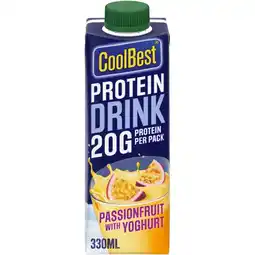 Albert Heijn CoolBest Protein drink passionfruit aanbieding
