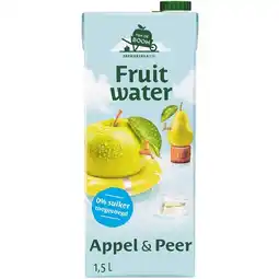 Albert Heijn Van de Boom Fruit water appel & peer aanbieding