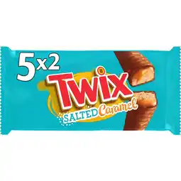 Albert Heijn Twix Salted caramel repen 5-pack aanbieding