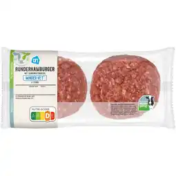 Albert Heijn AH Runderburger minder vet 4 stuks aanbieding
