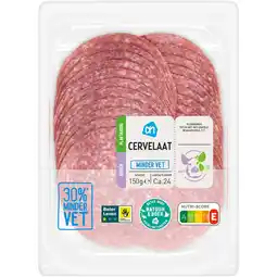 Albert Heijn AH Cervelaat minder vet aanbieding