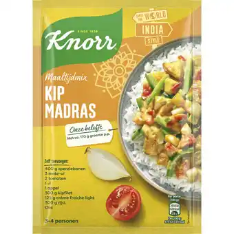 Albert Heijn Knorr Maaltijdmix kip madras aanbieding