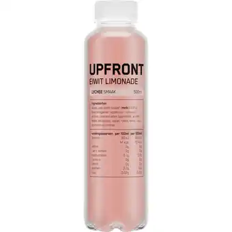 Albert Heijn Upfront Eiwit limonade lychee aanbieding