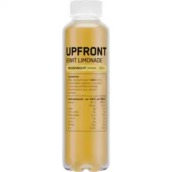 Albert Heijn Upfront Eiwit limonade passievrucht aanbieding