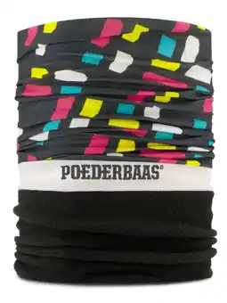 ANWB Poederbaas Zwart Confetti Nekwarmer Zwart aanbieding