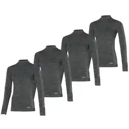 ANWB Heatkeeper 4-pack Dames Thermoshirt Zwart aanbieding