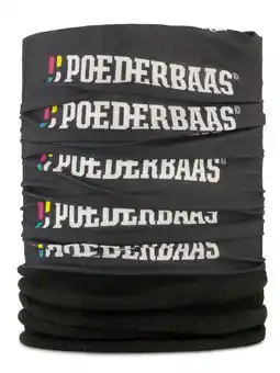 ANWB Poederbaas Zwart Logo Nekwarmer Zwart aanbieding