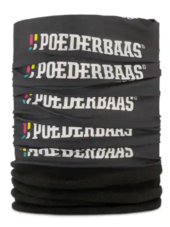 ANWB Poederbaas Zwart Logo Nekwarmer Zwart aanbieding