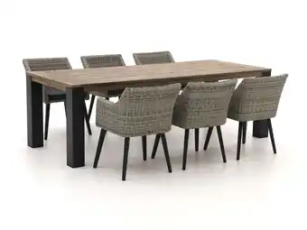 Kees Smit Manifesto Matese/ROUGH-X 240cm dining tuinset 7-delig aanbieding