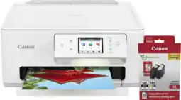 Coolblue Canon PIXMA TS7650i + 1 set extra XL cartridges + fotopapier aanbieding