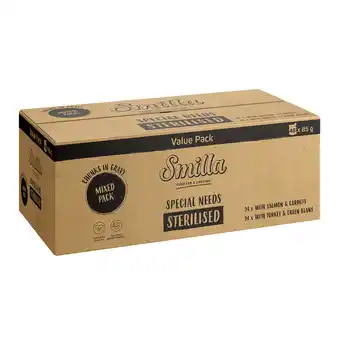 Zooplus Smilla Sterilised Hapjes met Groenten 12 x 85 g - JUMBOPACK Mixpaket (96 x 85 g) aanbieding