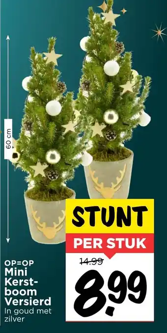 Vomar Voordeelmarkt Minikerst boom Versied aanbieding