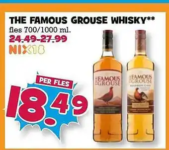 Boon`s Markt The Famous Grouse Whisky 1000ml aanbieding