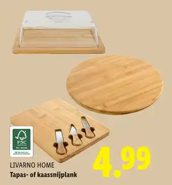 Lidl Tapas of kaassnijplank aanbieding