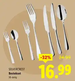 Lidl Silvercrest bestekset aanbieding