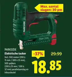 Lidl Parkside elektrische tacker aanbieding