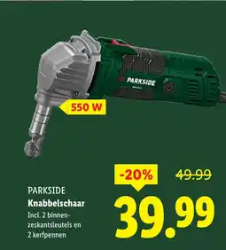 Lidl Parkside knabbelschaar aanbieding