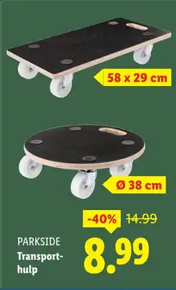 Lidl PARKSIDE Transport hulp aanbieding
