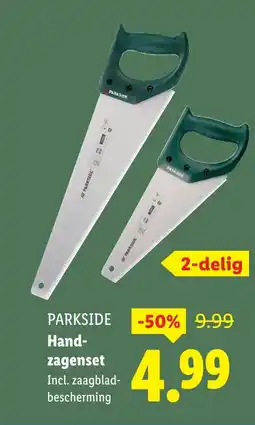 Lidl Parkside hand zagenset aanbieding
