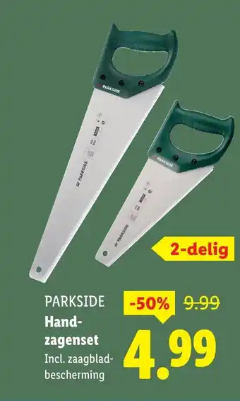 Lidl Parkside hand zagenset aanbieding