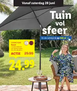 Lidl Livarno home parasol aanbieding
