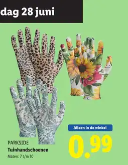 Lidl Parkside tuinhandschoenen aanbieding