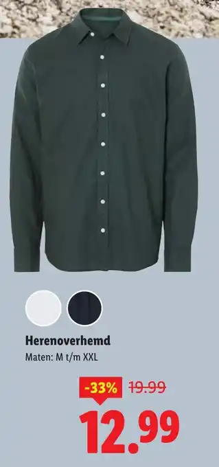 Lidl Herenoverhemd aanbieding