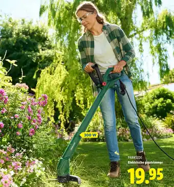Lidl Parkside elektrische grastrimmer aanbieding