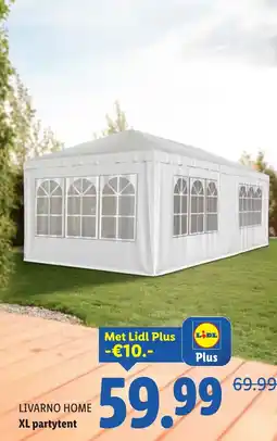 Lidl Livarno home XL partytent aanbieding