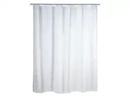 Lidl Wenko Douchegordijn 180 x 200 cm (effen wit) aanbieding