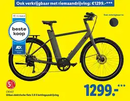 Lidl Crivit Urban elektrische fiets 3.0 X kettingaandrijving aanbieding