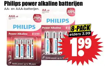 Dirk Philips power alkaline batterijen aanbieding