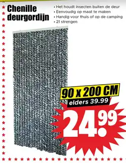 Dirk Chenille deurgordijn aanbieding