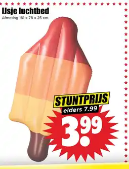 Dirk Ijsje luchtbed aanbieding