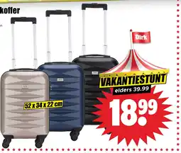 Dirk Handbagage koffer aanbieding