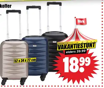 Dirk Handbagage koffer aanbieding