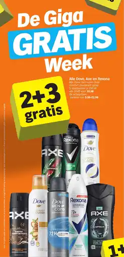Albert Heijn Alle Dove, Axe en Rexona aanbieding