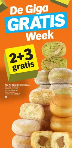 Albert Heijn Alle AH Mini Berlinerbollen aanbieding