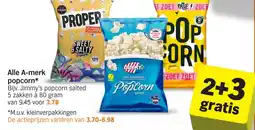 Albert Heijn Alle A merk popcorn aanbieding