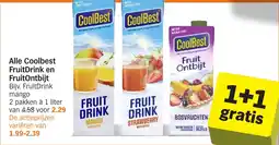 Albert Heijn Alle Coolbest FruitDrink en FruitOntbijt aanbieding