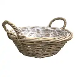 Van Cranenbroek Mand riet Lea low natural 40cm aanbieding