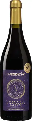 Wijnvoordeel Menzatia Primitivo-Negroamaro aanbieding
