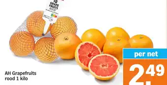 Albert Heijn AH Grapefruits rood aanbieding