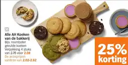 Albert Heijn Alle AH Koeken van de bakkerij aanbieding