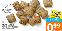 Albert Heijn Alle AH Liefde & Passie carré broodjes aanbieding